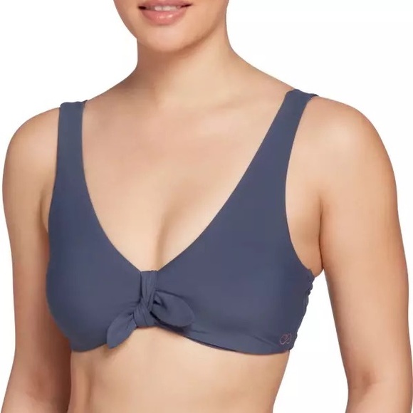 Calia by Carrie Underwood Women’s Pink Tie Front Swim Top Size XL WSA21206. - Picture 5 of 6